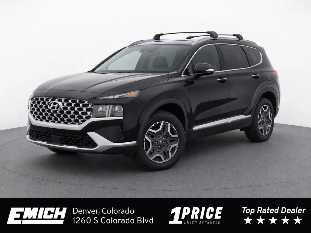 Black 2023 Hyundai Santa Fe Plug-In Hybrid Limited for sale in Denver, CO