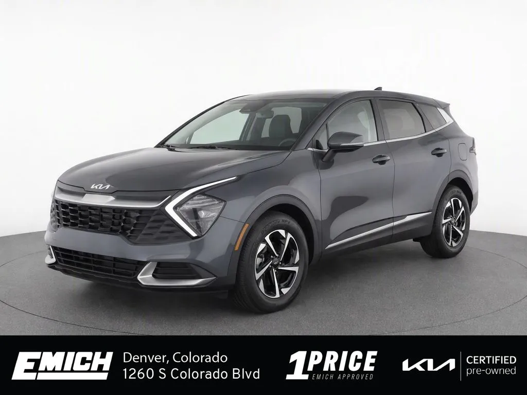 Gray 2023 Kia Sportage Hybrid LX for sale in Denver, CO