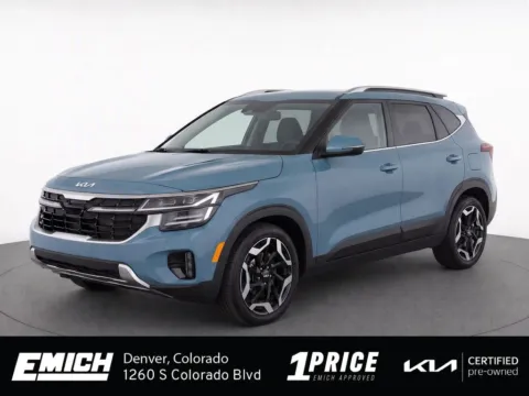Blue 2024 Kia Seltos SX for sale in Denver, CO