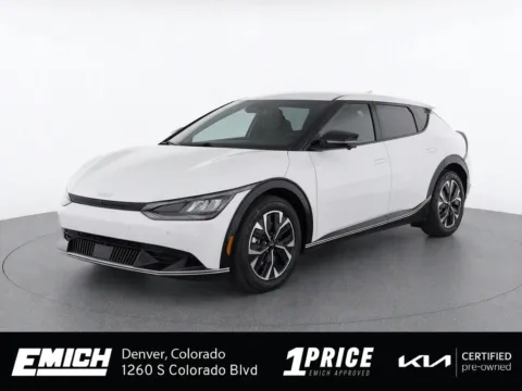 White 2024 Kia EV6 Wind for sale in Denver, CO