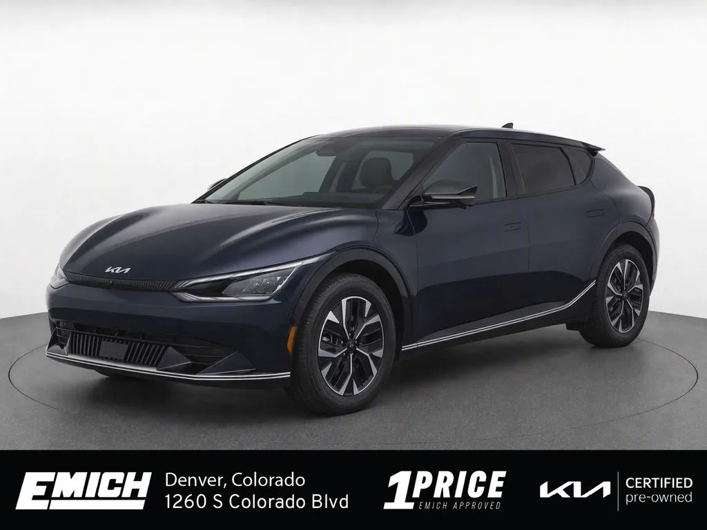 Blue 2024 Kia EV6 Wind for sale in Denver, CO
