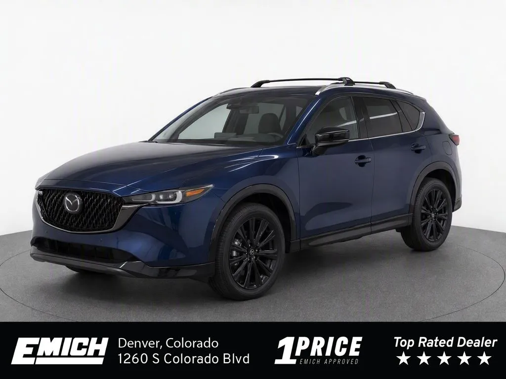 Blue 2024 Mazda CX-5 2.5 Turbo Premium for sale in Denver, CO