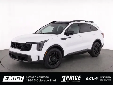 White 2024 Kia Sorento X-Pro SX Prestige for sale in Denver, CO