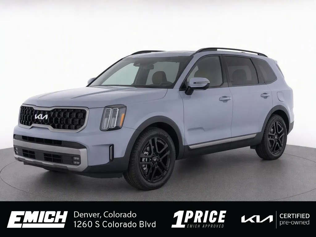 Silver 2023 Kia Telluride SX X-Line for sale in Denver, CO