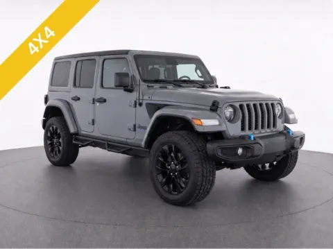 Photos of 2022 Jeep Wrangler Unlimited Sahara 4xe for sale in Denver, CO at Emich Kia
