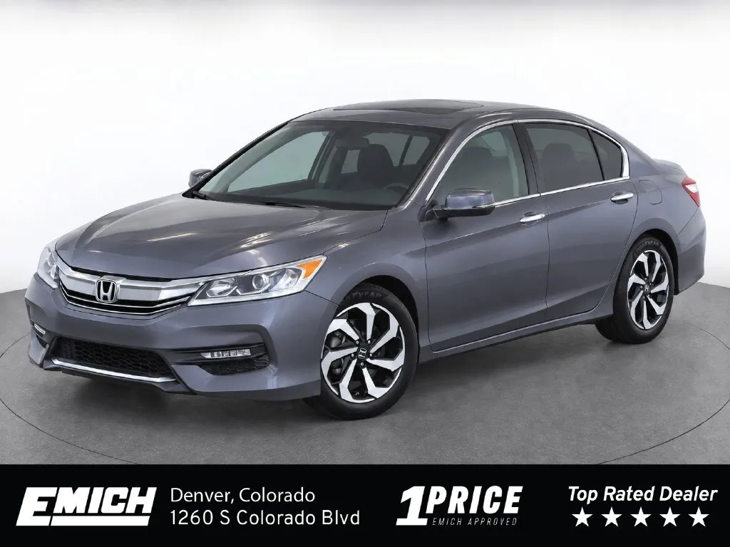 Black 2017 Honda Accord EX for sale in Denver, CO