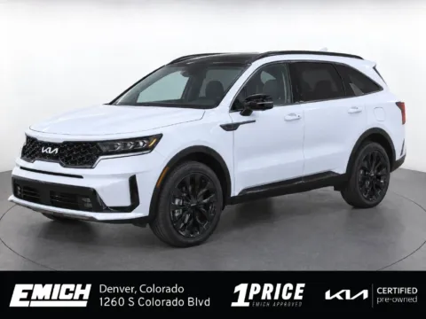 White 2023 Kia Sorento SX for sale in Denver, CO