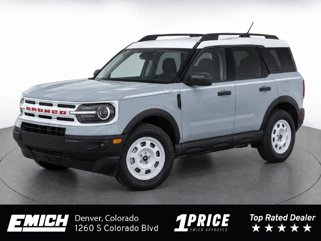 Gray 2024 Ford Bronco Sport Heritage for sale in Denver, CO