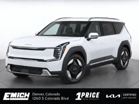White 2024 Kia EV9 Wind for sale in Denver, CO