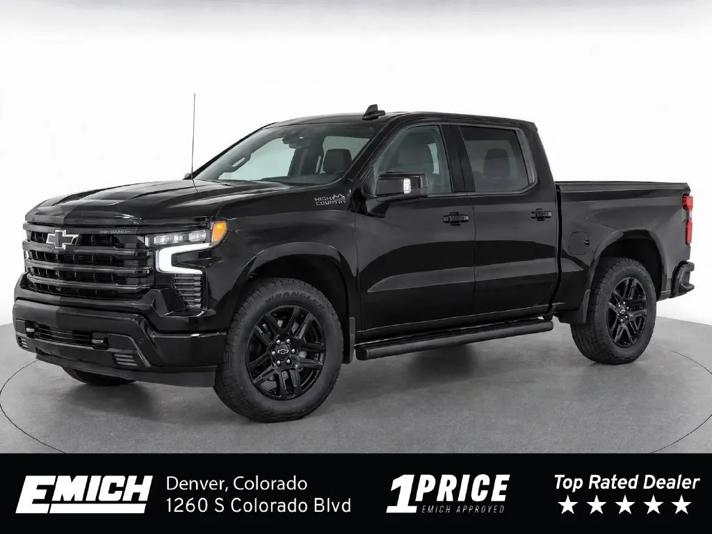 Black 2024 Chevrolet Silverado 1500 High Country for sale in Denver, CO