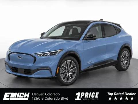 Blue 2024 Ford Mustang Mach-E Premium for sale in Denver, CO