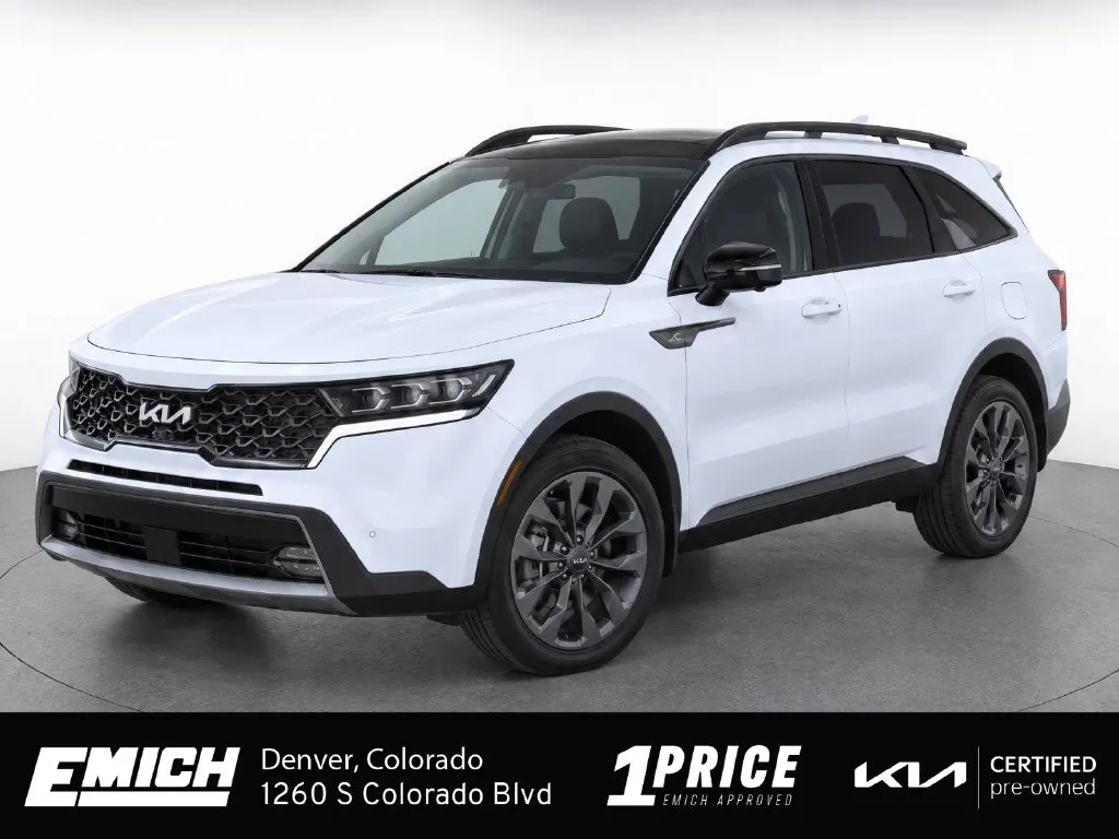 White 2023 Kia Sorento X-Line SX Prestige for sale in Denver, CO