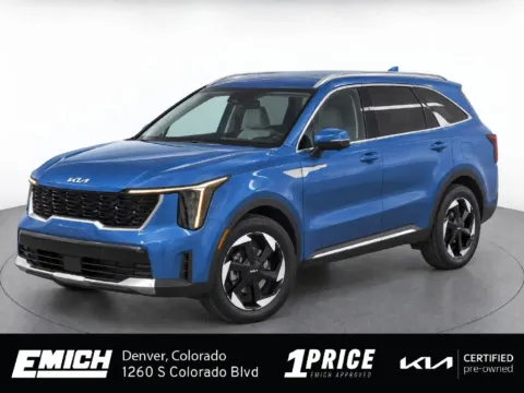 Blue 2025 Kia Sorento Plug-In Hybrid EX for sale in Denver, CO