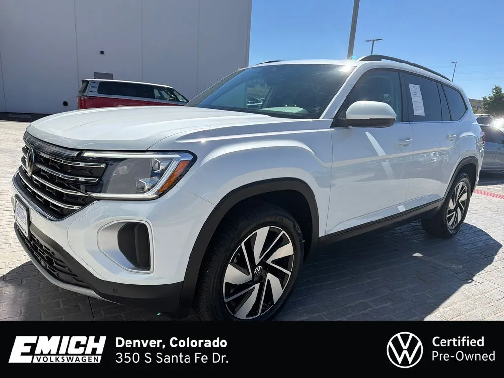 White 2026 Volkswagen Atlas 2.0T SE w/Technology for sale in Denver, CO