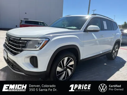 White 2026 Volkswagen Atlas 2.0T SE w/Technology for sale in Denver, CO