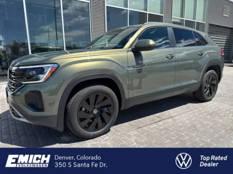 Green 2026 Volkswagen Atlas Cross Sport 2.0T SE w/Technology for sale in Denver, CO