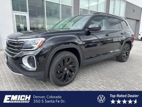 Black 2026 Volkswagen Atlas 2.0T SE w/Technology for sale in Denver, CO