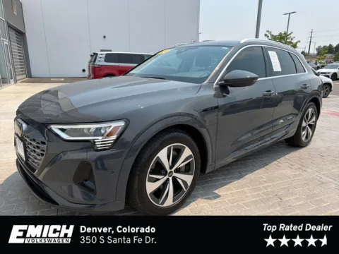 Gray 2024 Audi Q8 e-tron Premium Plus for sale in Denver, CO
