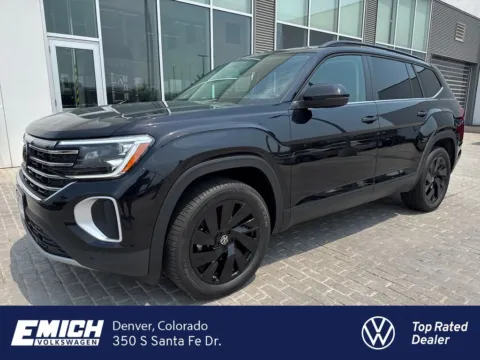 Black 2026 Volkswagen Atlas 2.0T SE w/Technology for sale in Denver, CO