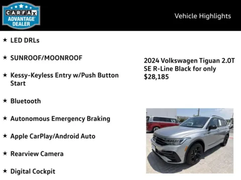 More photos of 2024 Volkswagen Tiguan 2.0T SE R-Line Black at Emich Volkswagen, CO