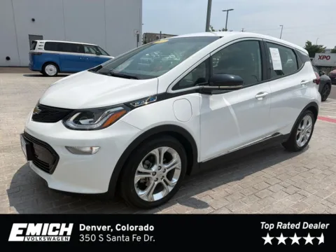 White 2020 Chevrolet Bolt EV LT for sale in Denver, CO