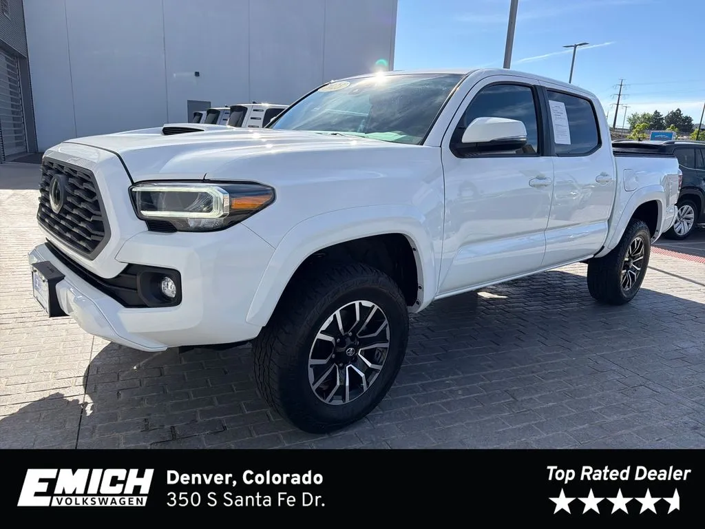 White 2023 Toyota Tacoma TRD Sport for sale in Denver, CO