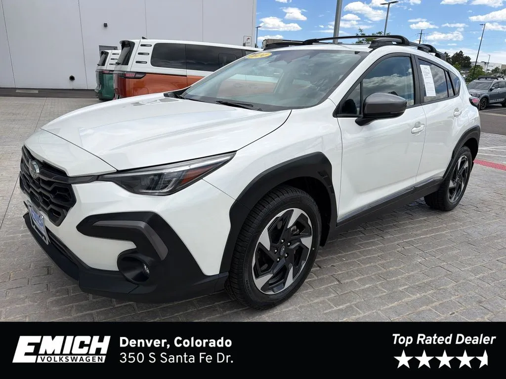White 2024 Subaru Crosstrek Limited for sale in Denver, CO