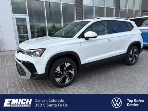White 2026 Volkswagen Taos 1.5T SE for sale in Denver, CO