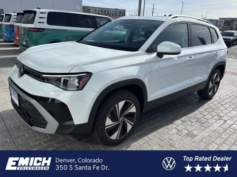 White 2026 Volkswagen Taos 1.5T SE for sale in Denver, CO