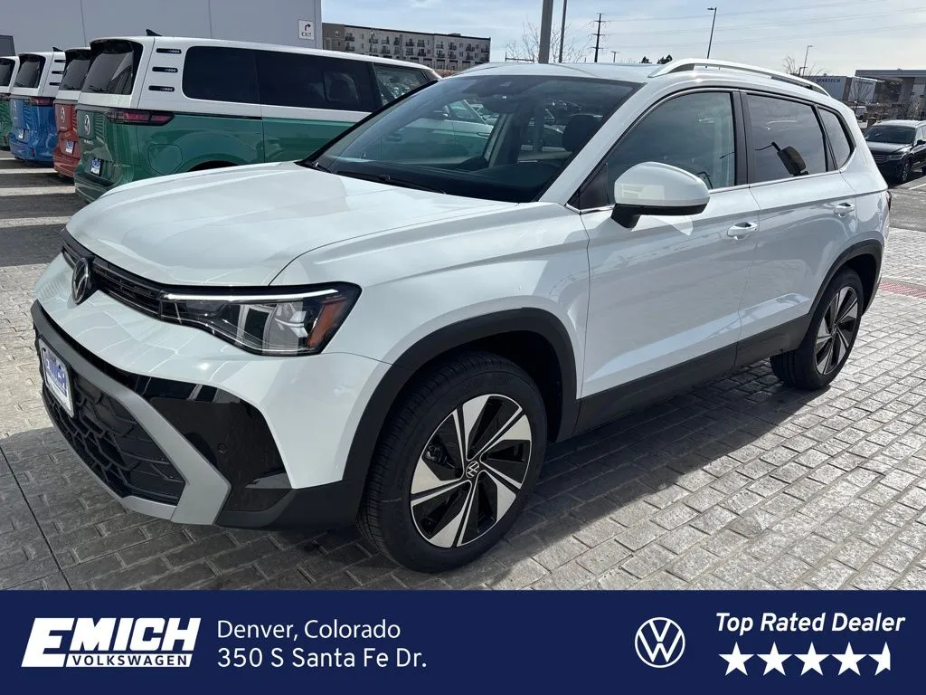 White 2026 Volkswagen Taos 1.5T SE for sale in Denver, CO