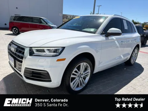 White 2019 Audi Q5 2.0T Premium Plus for sale in Denver, CO