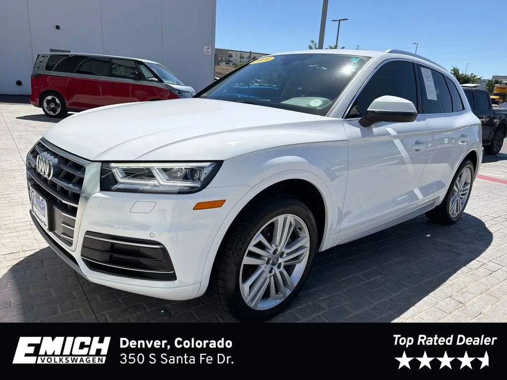 White 2019 Audi Q5 2.0T Premium Plus for sale in Denver, CO