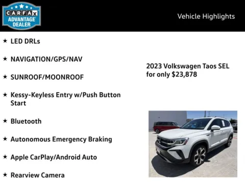 More photos of 2023 Volkswagen Taos 1.5T SEL at Emich Volkswagen, CO