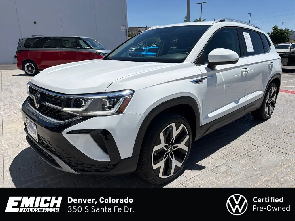 White 2023 Volkswagen Taos 1.5T SEL for sale in Denver, CO