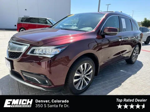 Red 2016 Acura MDX 3.5L for sale in Denver, CO