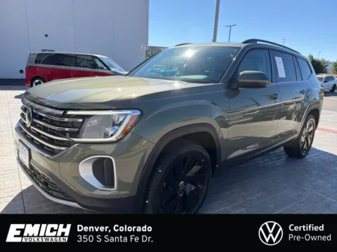 Green 2025 Volkswagen Atlas 2.0T SE w/Technology for sale in Denver, CO