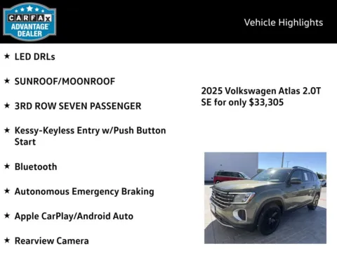 More photos of 2025 Volkswagen Atlas 2.0T SE w/Technology at Emich Volkswagen, CO