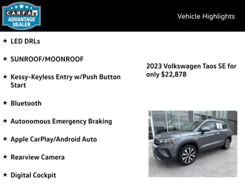 More photos of 2023 Volkswagen Taos 1.5T SE at Emich Volkswagen, CO