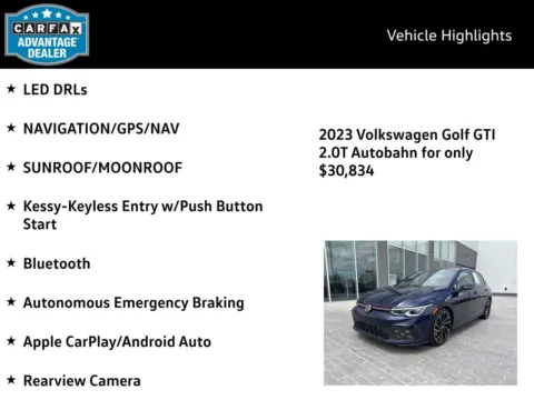 More photos of 2023 Volkswagen Golf GTI Autobahn at Emich Volkswagen, CO