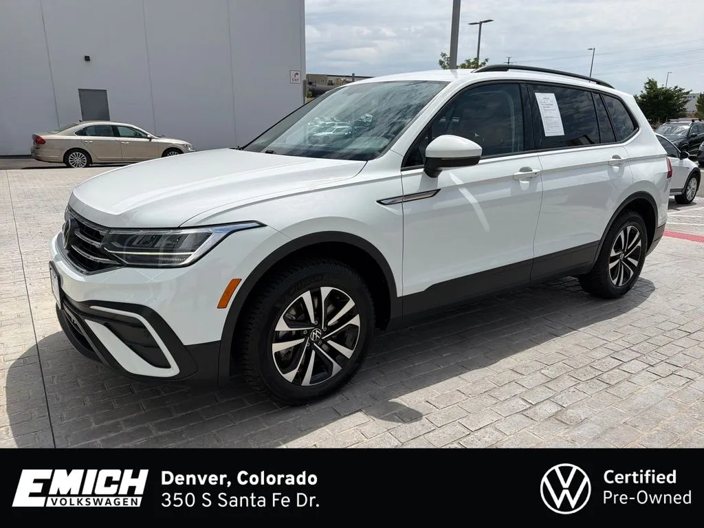 White 2023 Volkswagen Tiguan 2.0T S for sale in Denver, CO
