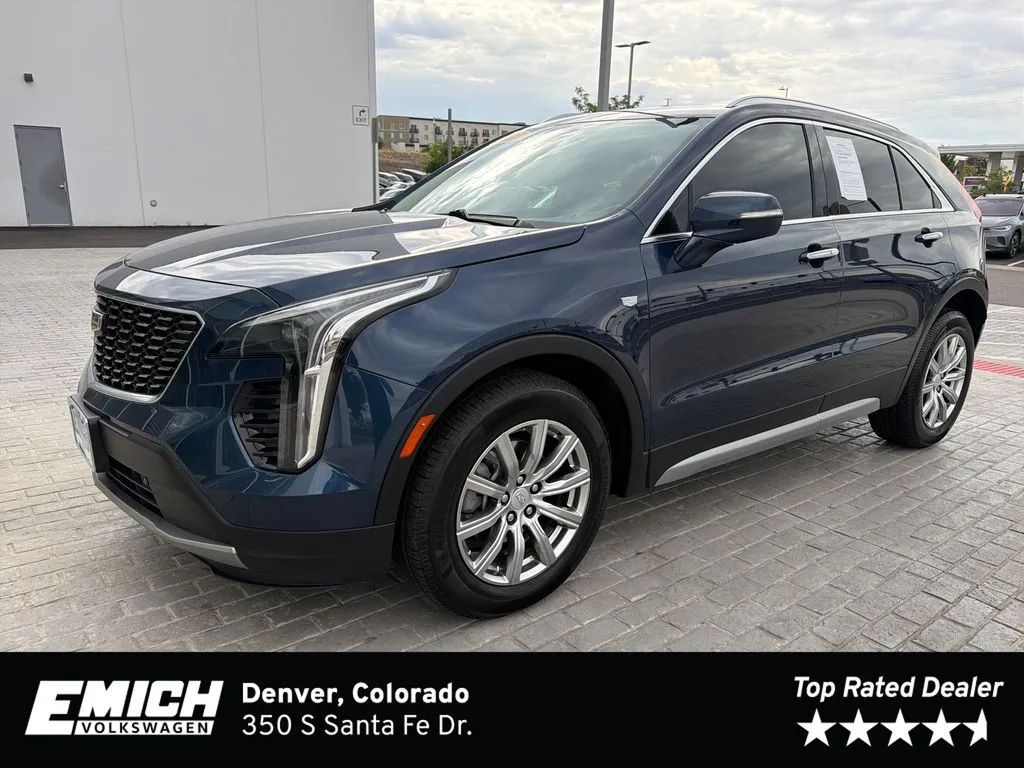 Blue 2021 Cadillac XT4 Premium Luxury for sale in Denver, CO
