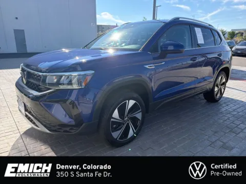 Blue 2024 Volkswagen Taos 1.5T SE for sale in Denver, CO