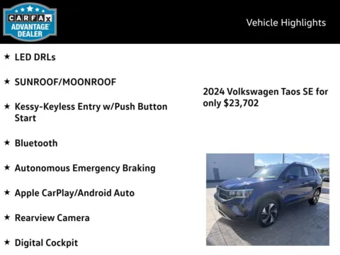 More photos of 2024 Volkswagen Taos 1.5T SE at Emich Volkswagen, CO