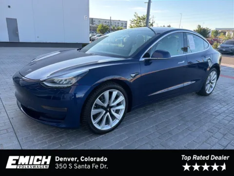Blue 2018 Tesla Model 3 Long Range for sale in Denver, CO