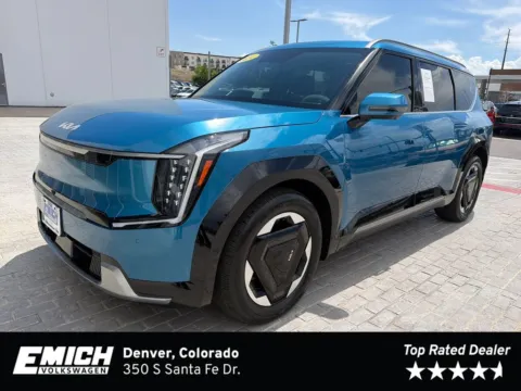 Blue 2024 Kia EV9 Land for sale in Denver, CO