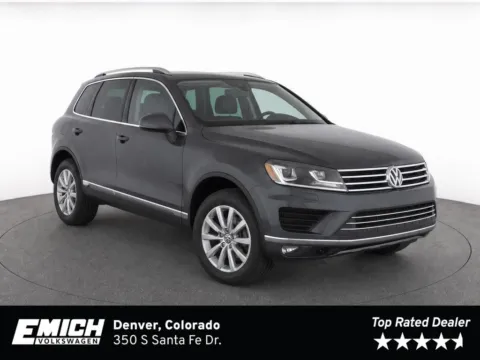 Gray 2016 Volkswagen Touareg VR6 FSI for sale in Denver, CO