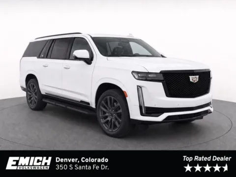 White 2021 Cadillac Escalade ESV Sport for sale in Denver, CO