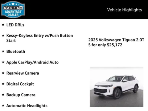 More photos of 2025 Volkswagen Tiguan 2.0T S at Emich Volkswagen, CO
