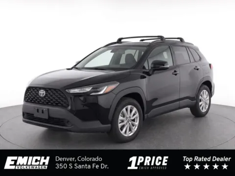Black 2022 Toyota Corolla Cross LE for sale in Denver, CO