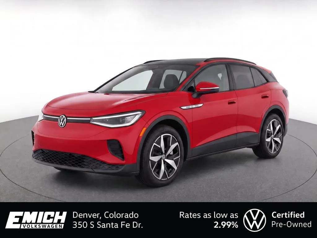 Red 2023 Volkswagen ID.4 Pro S for sale in Denver, CO